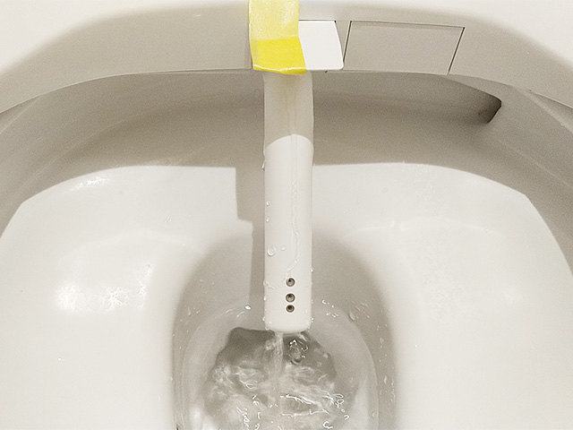 ウォシュレットノズル清掃